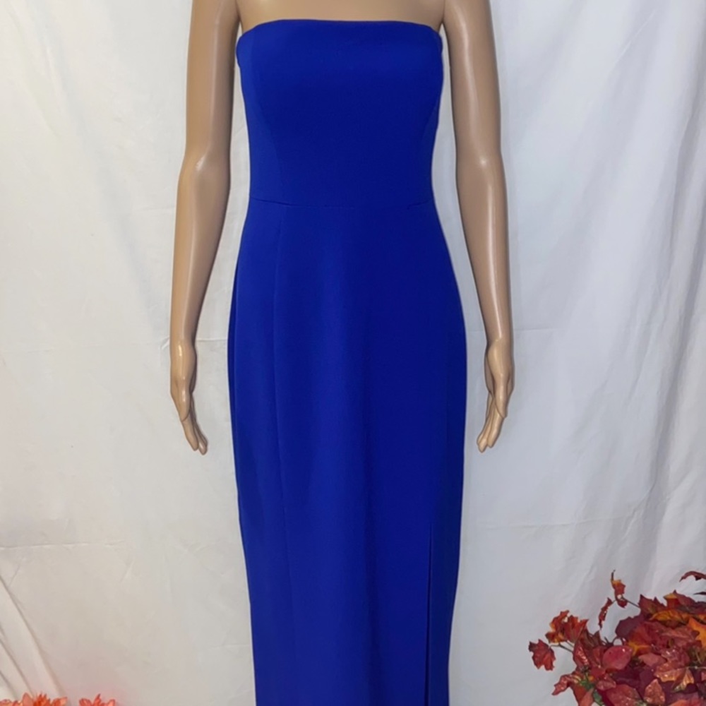 Blue cocktail dress